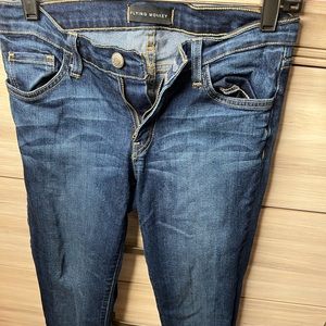 Flying Monkey Jeans gently worn. Dark wash, size 27. No visible stains or marks.